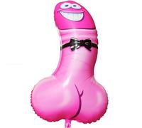 Diablo picante - ballon de fête rose en forme de pénis