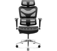 Diablo V-Commander Office Ergonomic Chair Executive Chair 3D Armrest Lumbar Support Adjustable Headrest and Seat Mesh Black