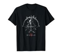 Diablo VI Masked Rogue Icon Bow & Sword T-Shirt, Homme, Noir, 4XL