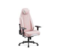 Diablo X-Eye Prime Chaise Gaming Ergonomique en Tissu avec Refroidissement, Appui-Tête Magnétique Memory, Support Lombaire Réglable, Accoudoirs 4D et Base Métallique - 140 kg - Akira Pink