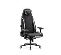 Diablo X.Eye Prime Chaise Gaming - Fauteuil de Gamer PC | Siège rafraîchissant - Oreiller magnétique - Tissu - Accoudoirs 4D - Soutien Lombaire réglable intégré - Supporte jusqu'à 140 kg, Burned Black