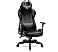 Diablo X-Horn Gaming Chair Office Chair 3D Armrests Ergonomic Design Neck/Lumbar Cushion Imitation Leather Rocking Function Normal Size Black