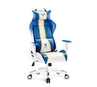 Diablo X-One 2.0 Chaise De Gaming Gamer Fauteuil Siege De Bureau Accoudoirs Réglables Design Ergonomique Cou/Coussin Lombaire Aqua Blue Normal (L)
