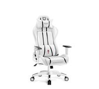 Diablo X-One 2.0 Chaise de jeu pour enfants Chaise de bureau Accoudoirs réglables Design ergonomique Coussin cervical/lombaire Blanc Kids (S)