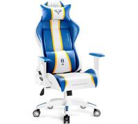 Diablo X-One 2.0 Gaming Chair Chaise de bureau Accoudoirs réglables Design ergonomique Coussin cou/lombaire Taille normale Bleu aqua / Bleu