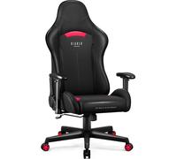Diablo X-ST4RTER Fauteuil de jeu Fauteuil de bureau Fauteuil PC Ergonomique Housse en tissu Accoudoirs 2D Mécanisme de basculement