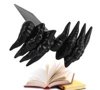 Diablos Marqueur à main, main effrayante de démons, côté de la main, support latéral en résine, fait à la main, pour un cadeau