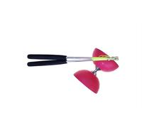 diabolo 105 caoutchouc aluminium 12 x 10,5 cm rose
