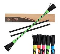 Diabolo Freizeitsport Flowerstick Basic Bâton de fleurs réactif aux UV avec deux baguettes en fibre de verre, attire tous les regards lors des festivals, idéal pour les débutants