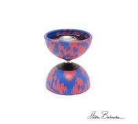 Mister Babache Diabolo Arlequin Medium (nu) Bleu/Rose