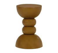 DIABOLO - Table d'appoint en bois H51 Jaune
