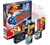 Diabolo XXL - 70 pièces Feux d'artifice du Nouvel An pour les jeunes