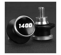 Diabolos Béquille de Stand Diabolo Moto pour Suzuki GSX 1400 GSX1400 1990-2016 Pieds De Béquille Arrière Et Vis De Fixation De Bras Oscillant 8 Mm(Argent)