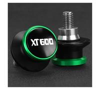 Diabolos Béquille de Stand Diabolo Moto pour Yamaha XT 600 Xt600 1984-2026 Pieds De Béquille De Bras Oscillant 6 Mm(Vert)