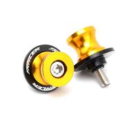 Diabolos de béquille pour moto Pour Tracer7 Tracer9 Tracer 900 700 7 9 Gt Universal Swingarm Spools Slider Screws Stand 6MM Accessoires Pour Motos(Tracer yellow)