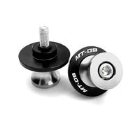 Diabolos Supports Béquille d'atelier Pour Yamaha MT-09 2013-2023 | M6 Vis De Fixation Pour Béquille Arrière De Bras Oscillant En Alliage D'aluminium(Argent)