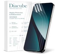 DIACUBE Lot de 3 protections d'écran flexibles en TPU-EPU pour Samsung Galaxy S24 Plus/S25 Plus [pas en verre] [déverrouillage d'empreintes digitales 0,1S] [auto-cicatrisant] HD transparent,