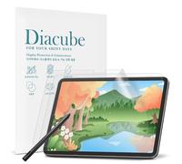 Diacube Paperfeel Lot de 2 films protecteurs d'écran en PET mat anti-reflet pour Lenovo Tab P12/Xiaoxin Pad Pro 12,8" 2023, pour dessiner et écrire comme sur du papier, toucher haute réactivité,