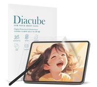 Diacube Paperfeel Lot de 2 films protecteurs d'écran en PET mat anti-reflet pour Samsung Galaxy Tab S10 FE Plus 13,1" pour dessiner et écrire comme sur du papier, haute sensibilité tactile