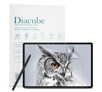 Diacube Paperfeel Lot de 2 films protecteurs d'écran en PET mat anti-reflet pour Samsung Galaxy Tab S10 Plus 12,4" pour dessiner et écrire comme sur du papier, haute sensibilité tactile, installation
