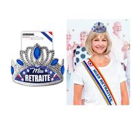 Diadème Anniversaire Retraite - NO NAME - Blanc