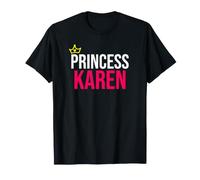 Diadème d'anniversaire avec Motif Princesse Karen Rose et Blanc T-Shirt