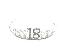 Diadème d'anniversaire pour fille de 18 ans - Diadème pour fête d'anniversaire