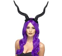 Diadème De Cornes De Démon Noir Halloween Pour Femmes Nouveau