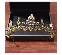 Diadème de mariée en cristal Accessoires de cheveux de mariage Couronne Diadèmes et couronnes de mariée dorés Bijoux de cheveux Diadème de mariage en or