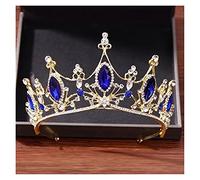 Diadème de mariée en cristal Accessoires de cheveux de mariage Couronne Diadèmes et couronnes de mariée dorés Bijoux de cheveux Diadème de mariage en or
