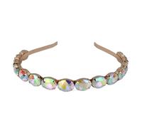 Diadème de princesse brillant Za bandeau for femmes bandeau en cristal couronne pièce de tête accessoires de cheveux de bal bijoux(1)