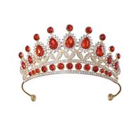 Diadème de princesse élégant en argent - Accessoire pour mariage et fête d'anniversaire, One Size, Comme décrit