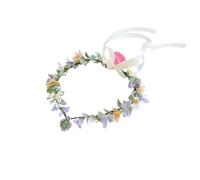 Diadème de princesse elfe, bijoux de tête for femmes, 1 pièce, coiffe de fée, bandeau élégant, couronne de fleurs de forêt, couvre-chef vert de mariage, cristal rétro, accessoires de costume de mariée