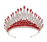 Diadème de princesse en cristal avec strass, accessoires pour cheveux de mariage, bal de fin d'année, couronne pour anniversaire, bal, fête, concours de beauté, productions scéniques, taille unique