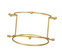 Diadème de princesse en métal pour vitrine de mariage, doré, 2 étages