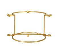 Diadème de princesse en métal pour vitrine de mariage, doré, 2 étages