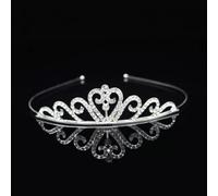 Diadème en alliage avec strass pour femmes et filles participant à un anniversaire de mariage et à des activités liées à un concours de beauté (17)