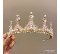 Diadème en alliage décoré de strass pour un anniversaire et un festival mémorables (27)