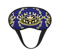 Diadème fantaisie C'est un masque pour les yeux à bord noir. Le masque doux pour les yeux peut améliorer la qualité du sommeil et est adapté pour l'intérieur, l'extérieur et les voyages.