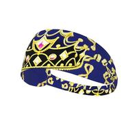 Diadème fantaisie élastique bandeau sport doux absorbant la transpiration respirant pour divers sports de plein air