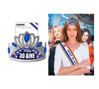 Diadème - NO NAME - Anniversaire 30 ans - Blanc - Synthétique