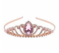 Diadème Serre-tête Déguisement Princesse Royale Rose TU