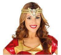 Fiestas Guirca – Bandeau de tête Super-héroïne – Accessoire costume adultes Or