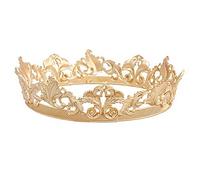 Diadèmes de luxe pour fête de mariage, concours de beauté, anniversaire, Noël, Halloween, Saint Valentin (Or)