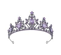 Diadèmes de mariage scintillants en cristal - Bijoux de cheveux antidérapants - Couronne pour cérémonie - Coiffure de mariée - Couronne en strass étincelants