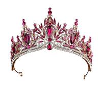 Diadèmes de mariée tendance en argent avec strass, couronnes réglables, portables pour bal de fin d'année, diadèmes de mariage sur scène, One Size, Comme décrit