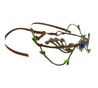 Diadèmes de princesse fantaisie, cristaux floraux, couronne en bois, accessoire de foire Renaissance, accessoires Photo, bandeau circulaire à usage quotidien