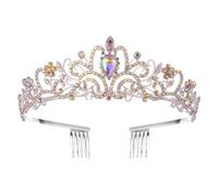 Diadèmes En Scintillants Couronnes Reine Casque De Mariage Dorés Bandeaux Baroques Pour Les Bals Et Les Accessoires De Mariée D'anniversaire