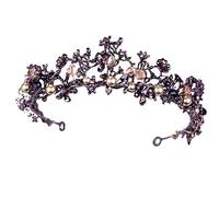 Diadèmes et couronnes for femmes, diadème couronne, diadèmes de mariée en cristal violet vintage, bandeau, bandeau de princesse, couronne de concours de beauté, accessoires for cheveux de mariée
