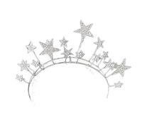 Diadèmes et couronnes for femmes, diadème couronne, joli bandeau étoile en strass en cristal, diadème de mariage for femmes, accessoires for cheveux, couronne, coiffure de mariée